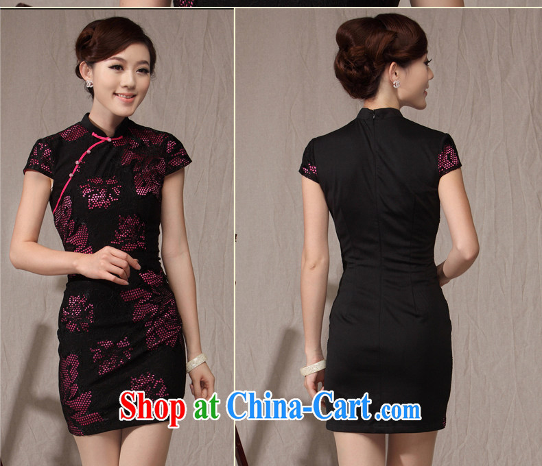 Dresses 2014 summer new cheongsam dress bride's mother's wedding banquet with antique dresses beauty of red XXXL pictures, price, brand platters! Elections are good character, the national distribution, so why buy now enjoy more preferential! Health