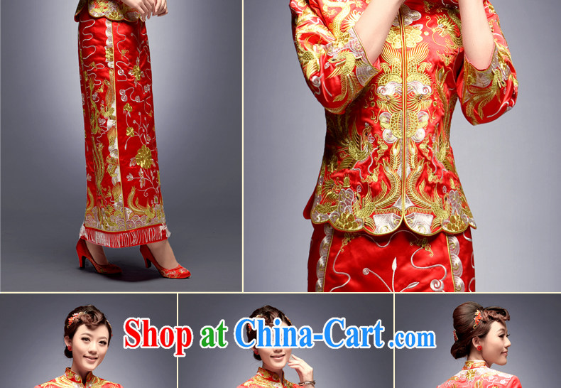 Dresses 2014 bridal dresses use phoenix dress and embroidery Phoenix marriage long-serving reel outfit red M pictures, price, brand platters! Elections are good character, the national distribution, so why buy now enjoy more preferential! Health