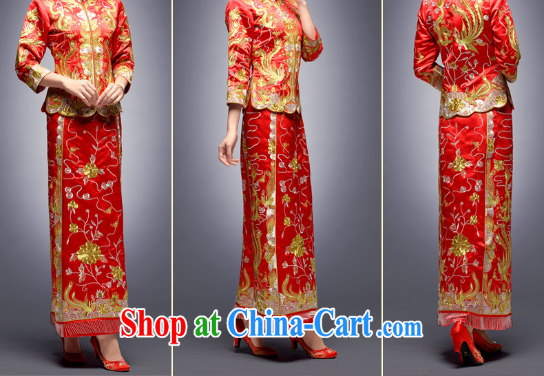 Dresses 2014 bridal dresses use phoenix dress and embroidery Phoenix marriage long-serving reel outfit red M pictures, price, brand platters! Elections are good character, the national distribution, so why buy now enjoy more preferential! Health
