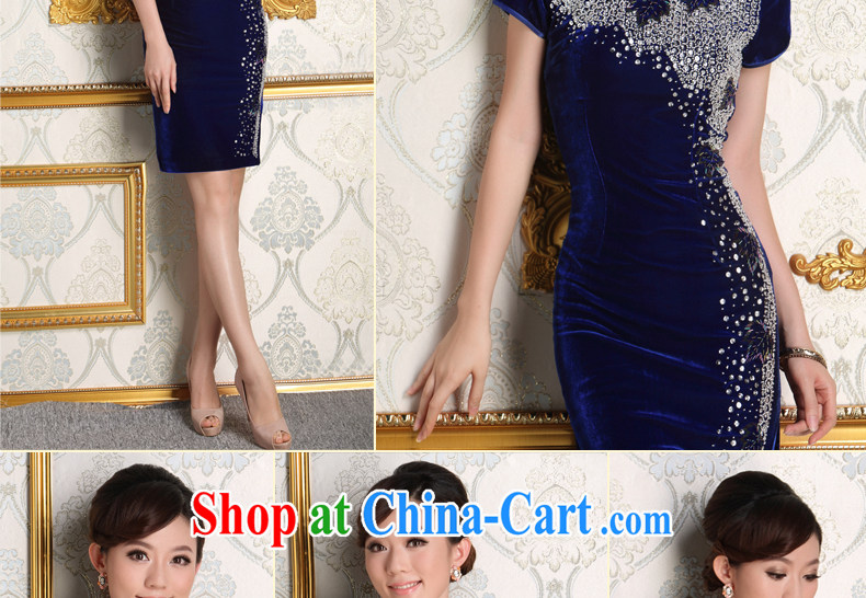 Dresses fall 2014 new products in the evening dress suit manually set in Pearl River Delta long velvet dresses M Uhlans on pictures, price, brand platters! Elections are good character, the national distribution, so why buy now enjoy more preferential! Health