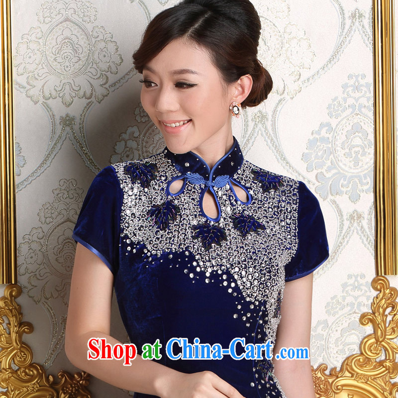 Dresses fall 2014 new products in the evening dress suit manually set in Pearl River Delta long velvet dresses M Uhlans on, since the outfit,/Tang, and shopping on the Internet