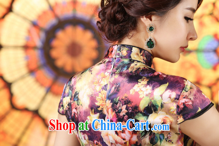 Fang Xin attractions early summer and early autumn the cheongsam dress Stylish retro improved short cotton mA short-sleeve beauty package and cheongsam dress suit S pictures, price, brand platters! Elections are good character, the national distribution, so why buy now enjoy more preferential! Health