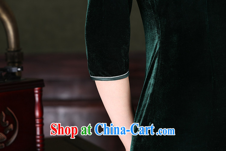 2014 autumn and winter, the wool long cheongsam improved retro elegant, long-sleeved banquet annual MOM black S pictures, price, brand platters! Elections are good character, the national distribution, so why buy now enjoy more preferential! Health