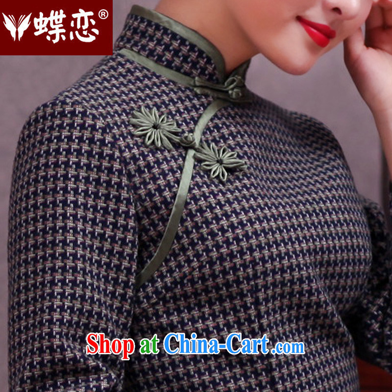 Butterfly Lovers 2015 spring new stylish and refined style cheongsam dress retro day-long cheongsam dress 1000 49,066 birds, XXL - to elegant, Butterfly Lovers, shopping on the Internet