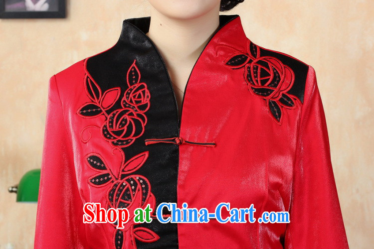 Jessup, autumn and winter, the autumn is the collar manual tie embroidered Chinese female T-shirt jacket J 0063 red XXL pictures, price, brand platters! Elections are good character, the national distribution, so why buy now enjoy more preferential! Health