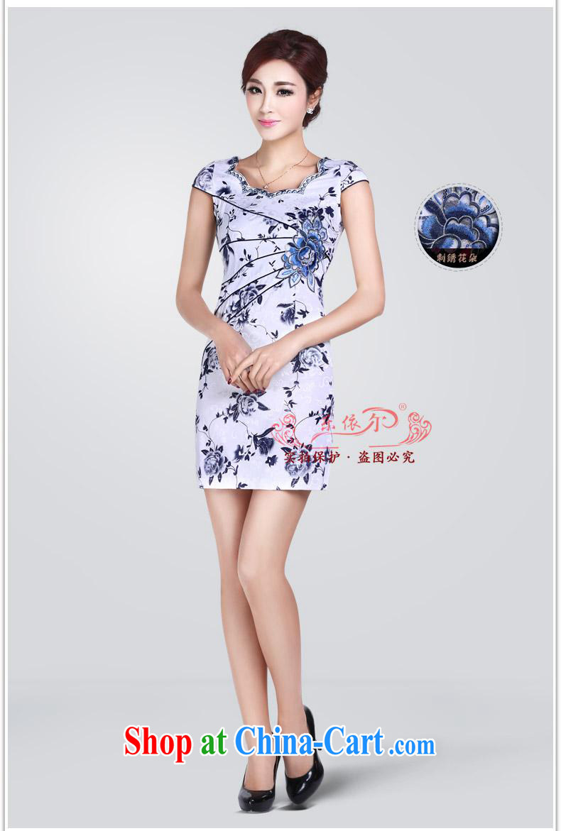 Music in spring and summer short sleeve cheongsam dress improved cheongsam short, Retro beauty and elegant everyday dress 2014 (in stock genuine white XXL pictures, price, brand platters! Elections are good character, the national distribution, so why buy now enjoy more preferential! Health