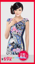 Music in spring and summer new short-sleeved qipao dress improved stylish personalized grid three-dimensional embroidery embroidery cheongsam summer tartan color XL pictures, price, brand platters! Elections are good character, the national distribution, so why buy now enjoy more preferential! Health