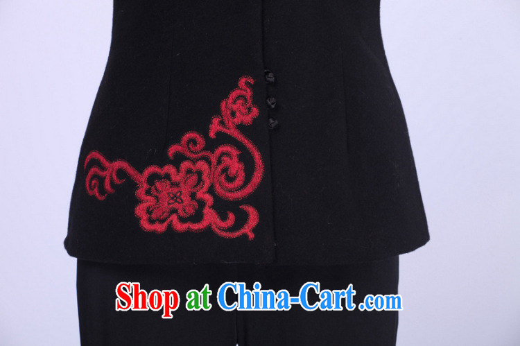 Jessup, autumn and winter, the autumn is the collar embroidered hand tie Chinese T-shirt girl jacket J 0062 black XXXL pictures, price, brand platters! Elections are good character, the national distribution, so why buy now enjoy more preferential! Health