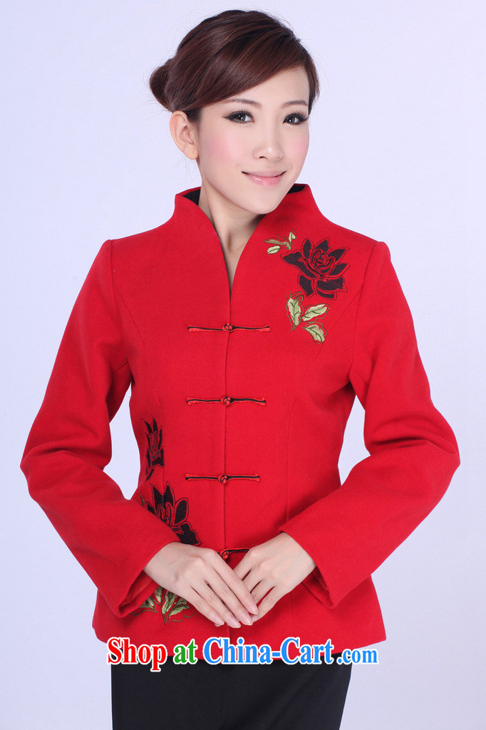 Jessup, autumn and winter, the autumn is an elegant, for manually snap embroidered Sau San Tong replacing T-shirt girl jacket J 0061 red XXXL pictures, price, brand platters! Elections are good character, the national distribution, so why buy now enjoy more preferential! Health
