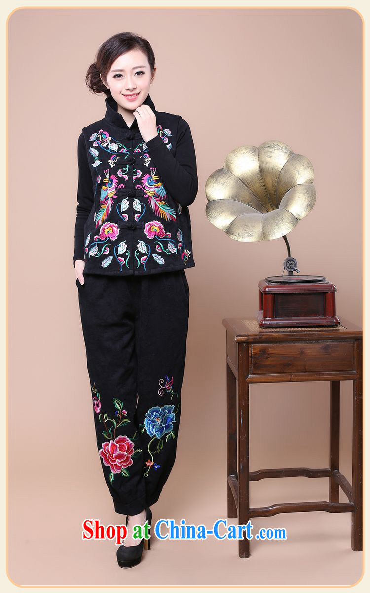 Forest narcissus fall 2014 the new loose the Code, older mothers with elasticated waist cotton jacquard Tang fitted pants FGR - B 130 black XXXL pictures, price, brand platters! Elections are good character, the national distribution, so why buy now enjoy more preferential! Health