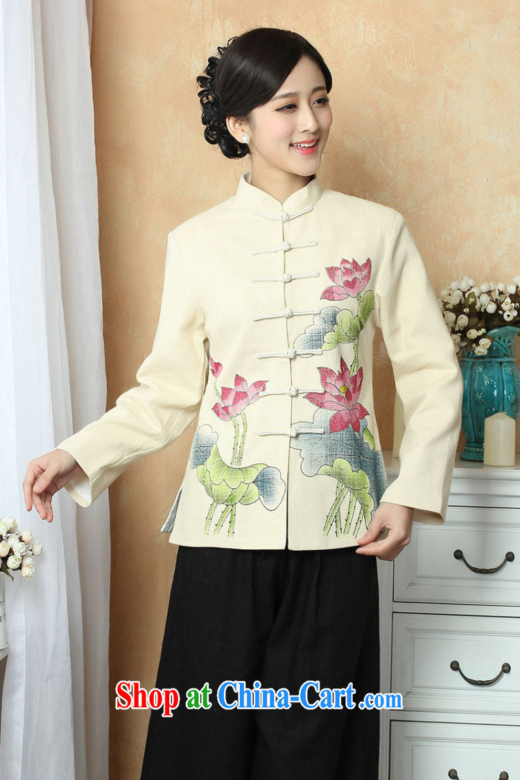 Jessup, autumn and winter, new elegant Ethnic Wind, for manually click the Snap hand-painted embossed Chinese shirt Tang jackets M 2390 - 2 beige XXXL pictures, price, brand platters! Elections are good character, the national distribution, so why buy now enjoy more preferential! Health