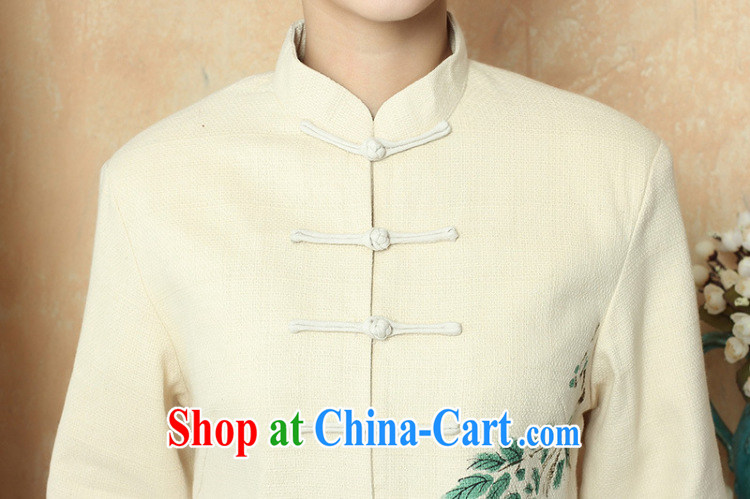 Jessup, autumn and winter, new elegant Ethnic Wind, for manually click the Snap hand-painted embossed Chinese shirt Tang jackets M 2390 - 2 beige XXXL pictures, price, brand platters! Elections are good character, the national distribution, so why buy now enjoy more preferential! Health