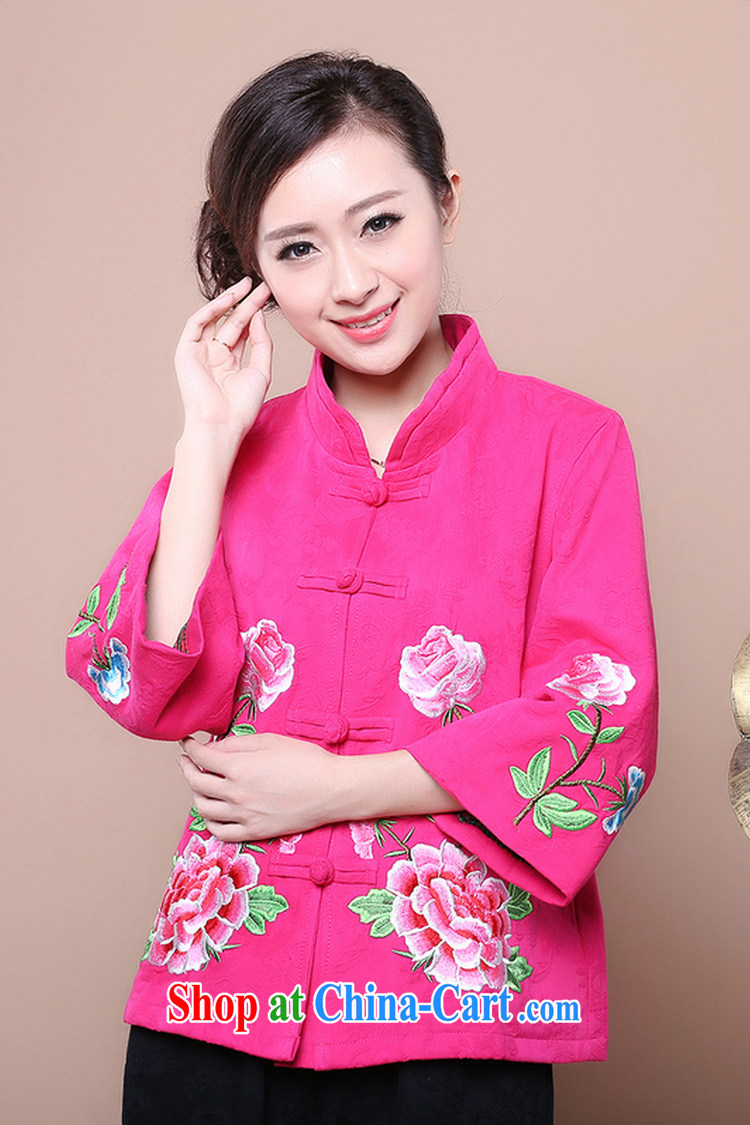 Arrogant season Tang replace Ms. load fall 2014 New, Old mother beauty T-shirt jacket Chinese Tang Women's clothes red XXXL pictures, price, brand platters! Elections are good character, the national distribution, so why buy now enjoy more preferential! Health