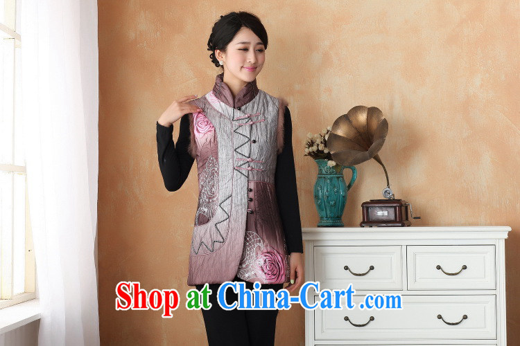 Jessup, autumn and winter, new retro style, collar embroidered hand-tie Chinese clothes Chinese vest vest M 2360 - 2 purple XXXXL pictures, price, brand platters! Elections are good character, the national distribution, so why buy now enjoy more preferential! Health