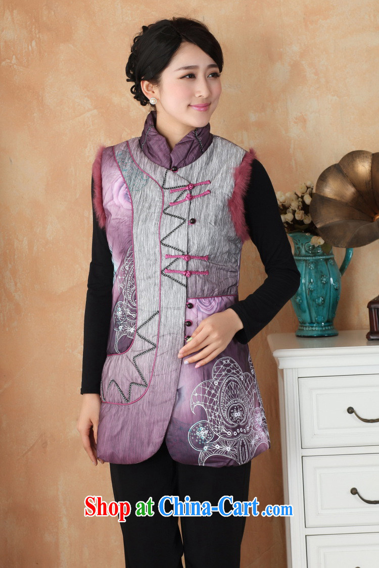 Jessup, autumn and winter, new retro style, collar embroidered hand-tie Chinese clothes Chinese vest vest M 2360 - 2 purple XXXXL pictures, price, brand platters! Elections are good character, the national distribution, so why buy now enjoy more preferential! Health
