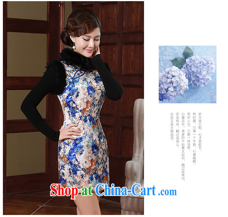 The CYD HO Kwun Tong' Mr NGAN Kam-chuen also fall and winter with improved cheongsam 2015 new rabbit hair for retro girl dresses QW 4908 fancy XXL pictures, price, brand platters! Elections are good character, the national distribution, so why buy now enjoy more preferential! Health