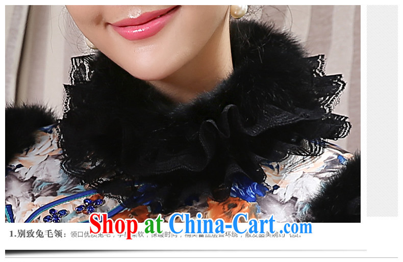 The CYD HO Kwun Tong' Mr NGAN Kam-chuen also fall and winter with improved cheongsam 2015 new rabbit hair for retro girl dresses QW 4908 fancy XXL pictures, price, brand platters! Elections are good character, the national distribution, so why buy now enjoy more preferential! Health