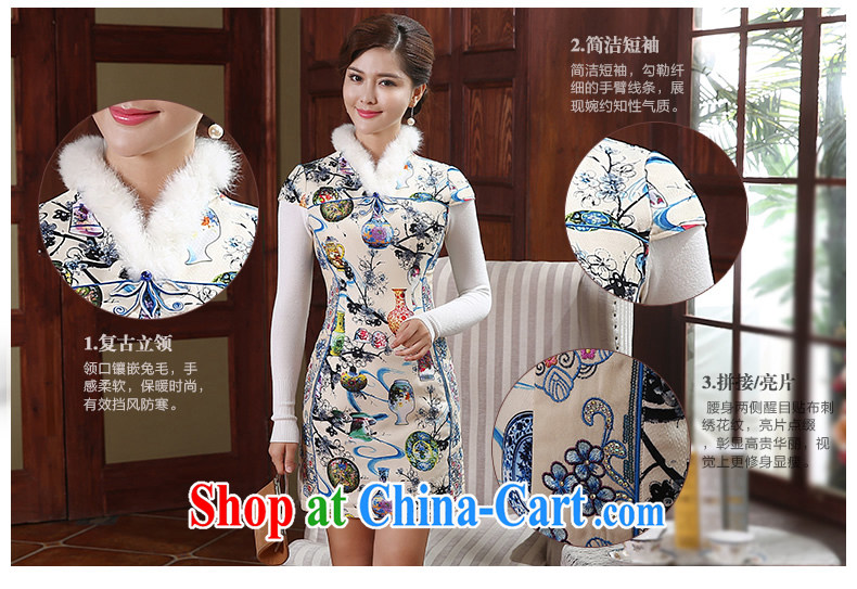 The CYD HO Kwun Tong' colorful bottle winter clothing stamp folder cotton cheongsam Chinese improved retro ethnic wind dresses QD 4913 fancy S pictures, price, brand platters! Elections are good character, the national distribution, so why buy now enjoy more preferential! Health