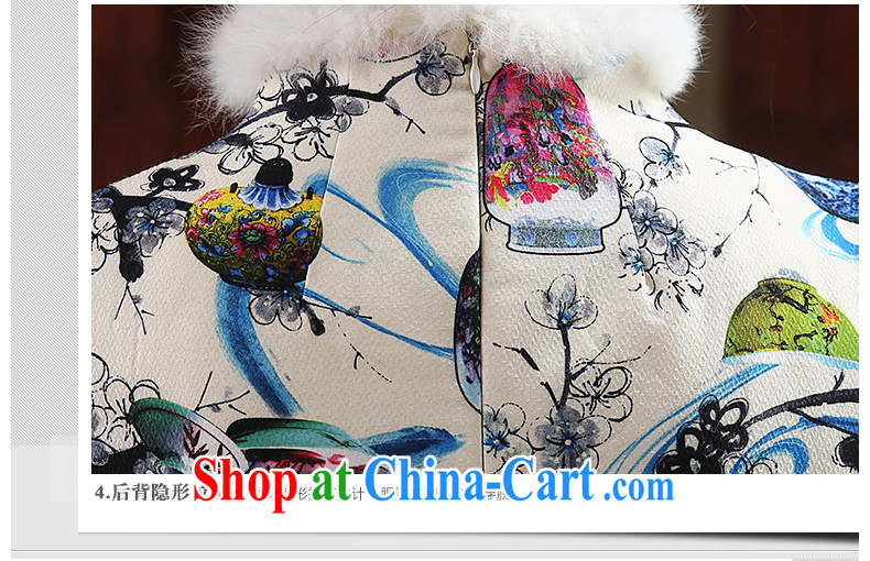 The CYD HO Kwun Tong' colorful bottle winter clothing stamp folder cotton cheongsam Chinese improved retro ethnic wind dresses QD 4913 fancy S pictures, price, brand platters! Elections are good character, the national distribution, so why buy now enjoy more preferential! Health