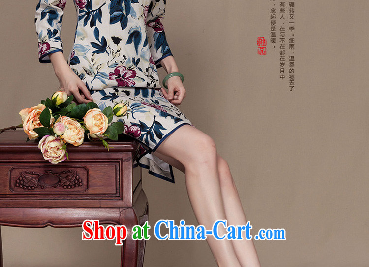 Yin Yue seal autumn 2015 new units the long-sleeved robes of Korea wind daily improved Chinese cheongsam dress picture color S pictures, price, brand platters! Elections are good character, the national distribution, so why buy now enjoy more preferential! Health