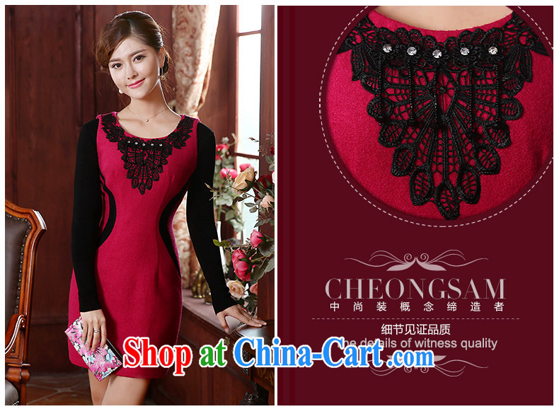 The CYD HO Kwun Tong' love of autumn 2015 winter clothing new hair is improved cheongsam stylish beauty dresses FW 4923 by red XXL pictures, price, brand platters! Elections are good character, the national distribution, so why buy now enjoy more preferential! Health
