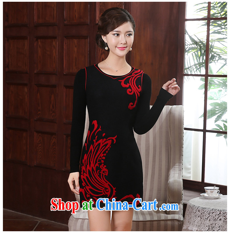 The CYD HO Kwun Tong' Bong-song wool that autumn and winter outfit with 2015 new improved retro girl dresses FW 4905 and black and red XL pictures, price, brand platters! Elections are good character, the national distribution, so why buy now enjoy more preferential! Health