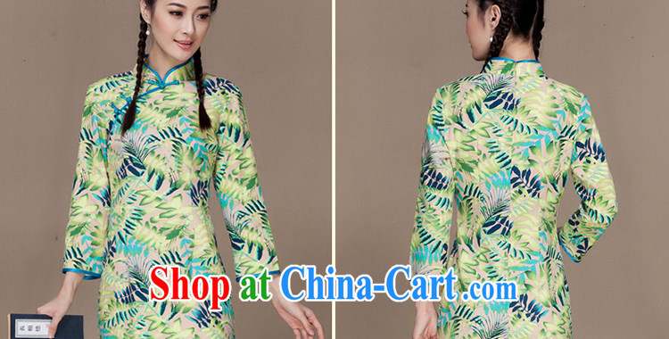 Yin Yue seal 2015 autumn cotton the cheongsam elegant 7 cuff of Korea, antique dresses dresses picture color XL pictures, price, brand platters! Elections are good character, the national distribution, so why buy now enjoy more preferential! Health