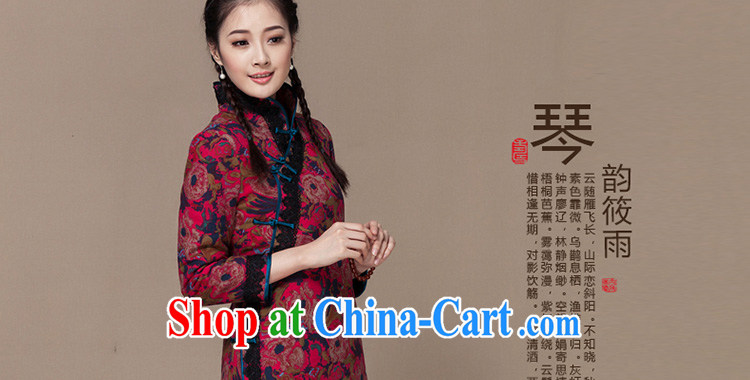 Yin Yue seal 2015 Winter National Chinese T-shirt cotton Ma folder cotton robes, Han-girls quilted coat jacket improved picture color S pictures, price, brand platters! Elections are good character, the national distribution, so why buy now enjoy more preferential! Health