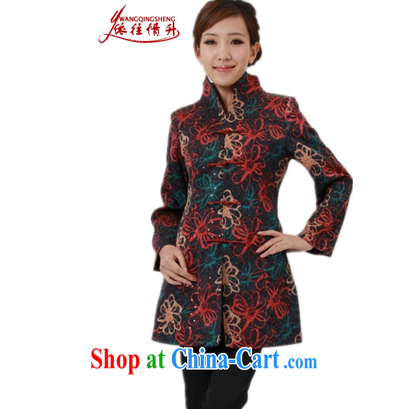 In accordance with the conditions and the older girls Fall_Winter Fashion new, suit brought by the buckle mother in Long Tang Jacket Picture Color 3XL