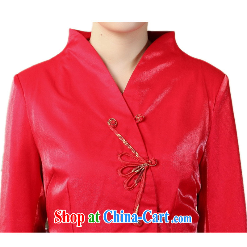 In accordance with the conditions and the older girls Fall/Winter Fashion new products, for a tight embroidered stitching mother Single Row snap Tang Jacket Picture Color 3XL, according to the situation, and, online shopping