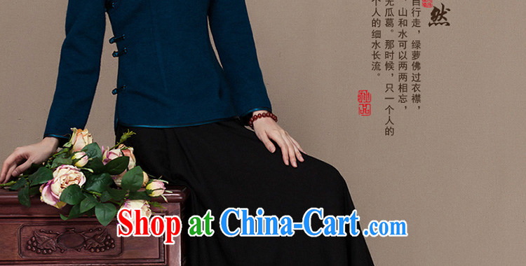 Yin Yue seal 2014 autumn and winter, new outfit of T-shirt, wool is improved long-sleeved Chinese Chinese female Han-deep red XL pictures, price, brand platters! Elections are good character, the national distribution, so why buy now enjoy more preferential! Health