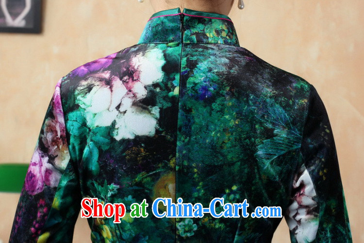 Cheng Kejie, Wiesbaden, autumn and winter, the autumn with elegant hand-tie the collar stretch gold velour cheongsam Chinese dresses TD 0007 figure XXL pictures, price, brand platters! Elections are good character, the national distribution, so why buy now enjoy more preferential! Health