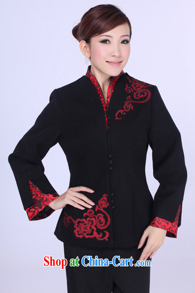 To Green, older women fall and winter fashion new products, for embroidered stitching mom with single-row buckle Tang jackets black 3 XL pictures, price, brand platters! Elections are good character, the national distribution, so why buy now enjoy more preferential! Health