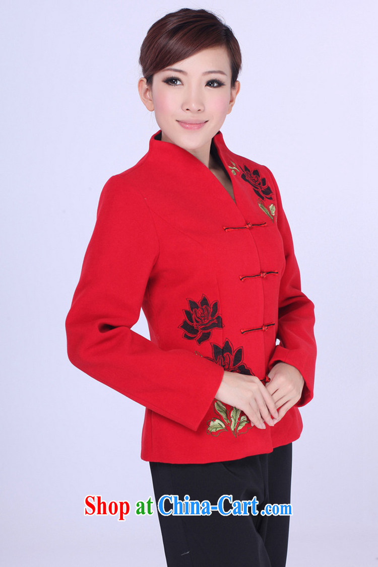 To Green, older women fall and winter new stylish and cultivating the collar embroidered mother load Tang jackets red 3XL pictures, price, brand platters! Elections are good character, the national distribution, so why buy now enjoy more preferential! Health