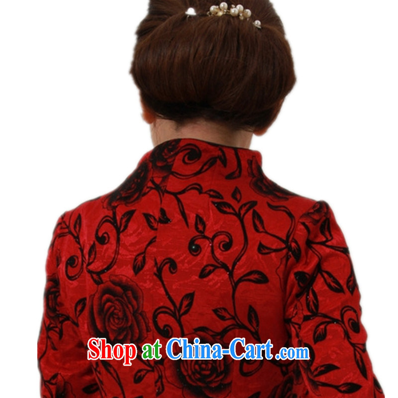 To Green, older women fall and winter fashion new products for the suit, the charge-back mother load Tang Jacket Picture Color 2 XL, green, and, on-line shopping