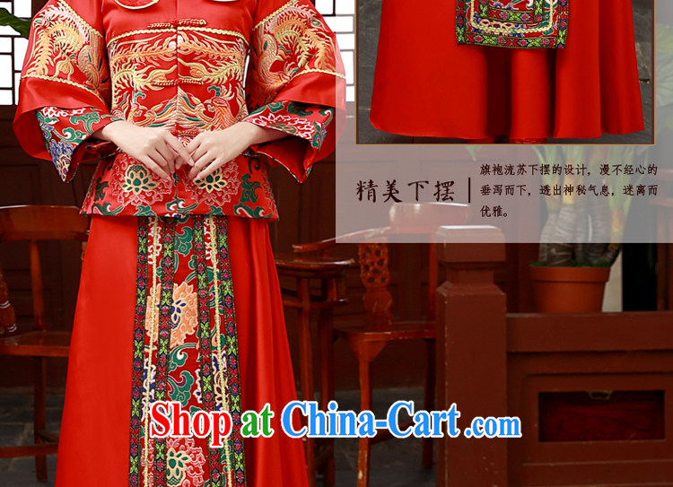 A good service is 2015 new autumn the Sau kimono bridal wedding dress qipao toast serving Sau Wo service use phoenix red 2 XL pictures, price, brand platters! Elections are good character, the national distribution, so why buy now enjoy more preferential! Health