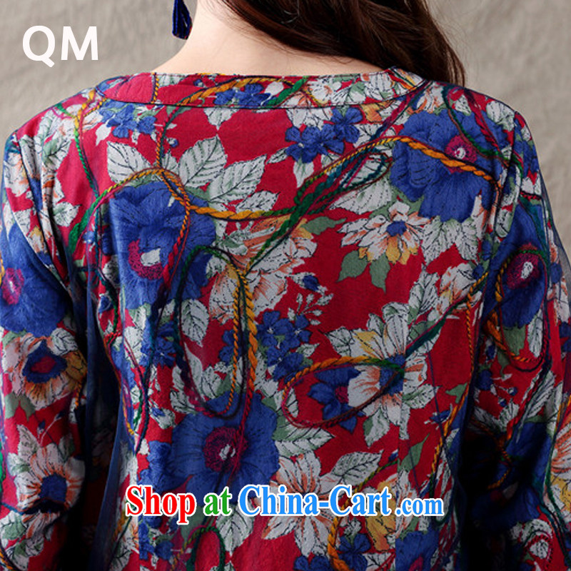 Shallow end China wind dresses original graphics thin improved cheongsam XHJ 692 dark red XXL, light (at the end QM), shopping on the Internet