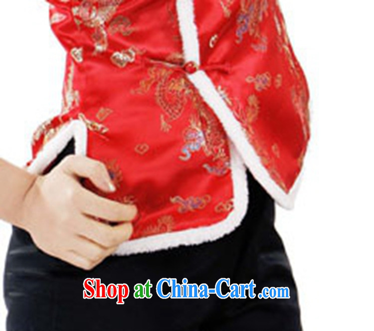 In accordance with the conditions and the older girls fall/winter fashion, the collar embroidered mom with Chinese cotton vest 0003 #L pictures, price, brand platters! Elections are good character, the national distribution, so why buy now enjoy more preferential! Health