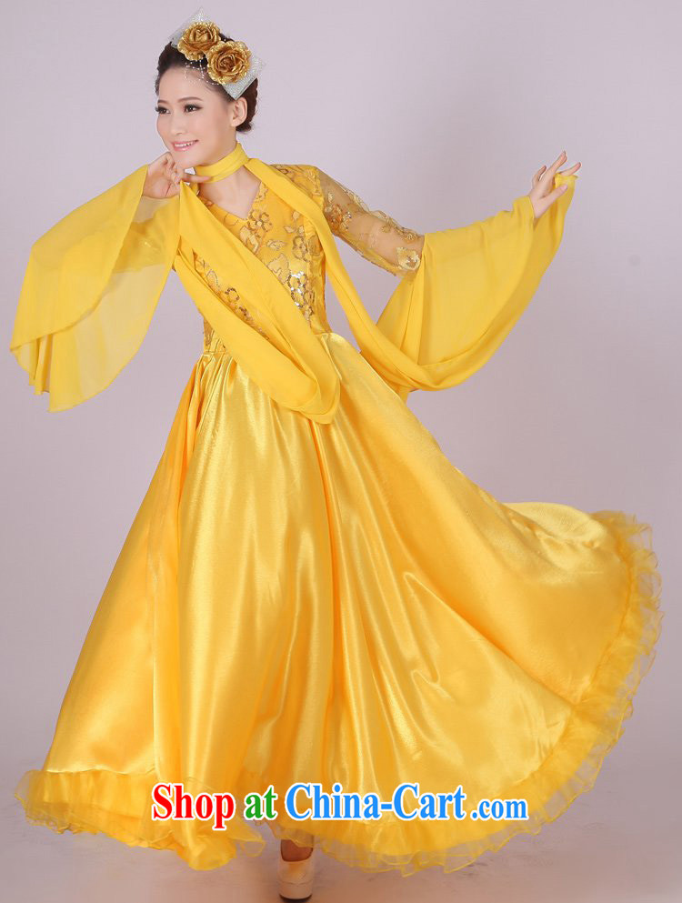I should be grateful if you would arrange for Performing Arts Hong Kong dream national chorus serving female long skirt opening dance clothing large skirt fashion show red blue and yellow HXYM 0001 red 180 XL size is large, pictures, price, brand platters! Elections are good character, the national distribution, so why buy now enjoy more preferential! Health