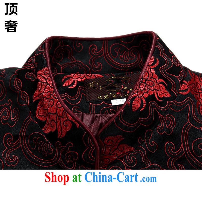 The extravagance, older women with short T-shirt quilted thick China wind classic and elegant tray clip female Tang jackets Red Red quilted cotton suit 4 XL for 2 feet 8 to 3 feet through waist, top luxury, shopping on the Internet