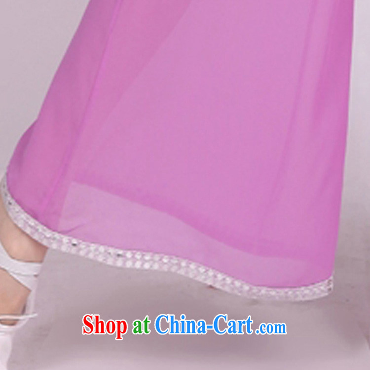 I should be grateful if you would arrange for her dream yangko dance serving Janggu skit National Service Fan Dance Square dance clothing classic female HXYM 0005 violet figure XXXL pictures, price, brand platters! Elections are good character, the national distribution, so why buy now enjoy more preferential! Health