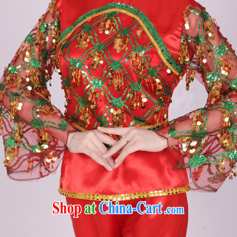 I should be grateful if you would arrange for her dream yangko dance apparel square dance troupe performed ethnic dance fans Janggu dance classical performances serving HXYM 0003 red XXXL, Hong Kong Arts dreams, and shopping on the Internet