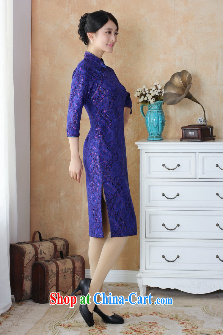 Take the fall with new cheongsam dress Chinese, Chinese leaders improved wool lace dresses costumes, dresses Cuff - 2 XL pictures, price, brand platters! Elections are good character, the national distribution, so why buy now enjoy more preferential! Health