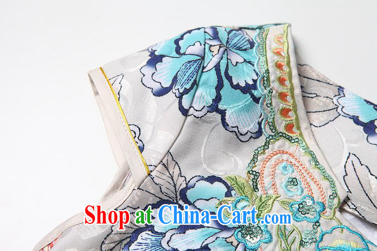 Summer 2014 new improved fashion round collar Embroidery is not the Lao short cheongsam QF 140,602 picture color XXL pictures, price, brand platters! Elections are good character, the national distribution, so why buy now enjoy more preferential! Health
