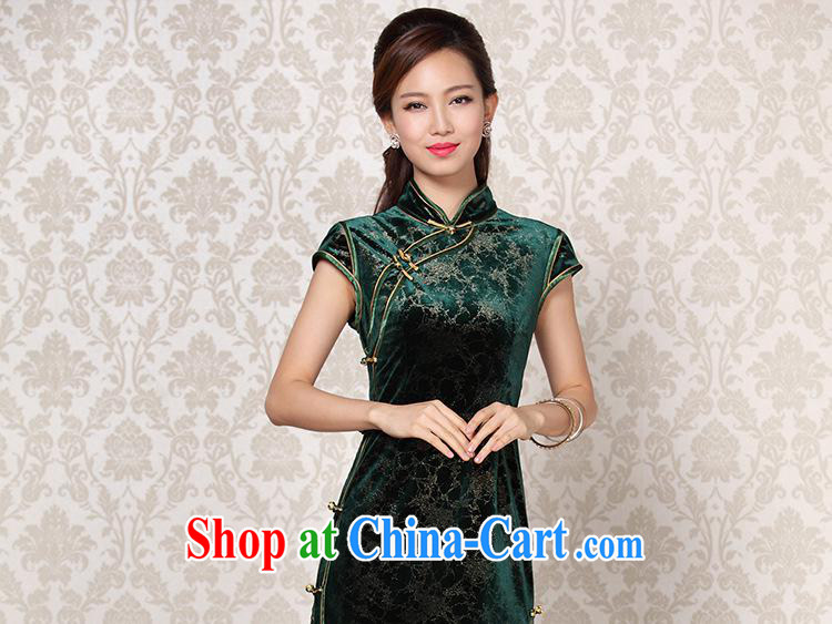 2013 fall/winter new improved Stylish retro banquet, qipao ShenZhen Factory Wholesale/mixed batch dark XXXL pictures, price, brand platters! Elections are good character, the national distribution, so why buy now enjoy more preferential! Health