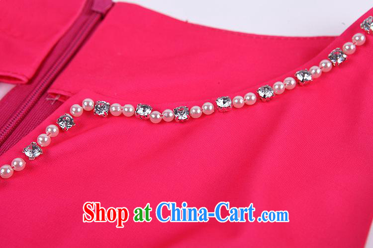 2014 spring and summer new improved stylish short-sleeve stamp duty is not the Lao elegant cheongsam dress Shenzhen factory wholesale Mui red XXL pictures, price, brand platters! Elections are good character, the national distribution, so why buy now enjoy more preferential! Health