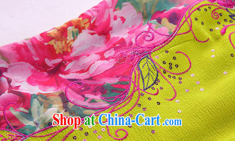 2013 fall and winter new improved stylish three-dimensional embroidery without the forklift truck daily short cheongsam dress Shenzhen factory wholesale picture color XXL pictures, price, brand platters! Elections are good character, the national distribution, so why buy now enjoy more preferential! Health