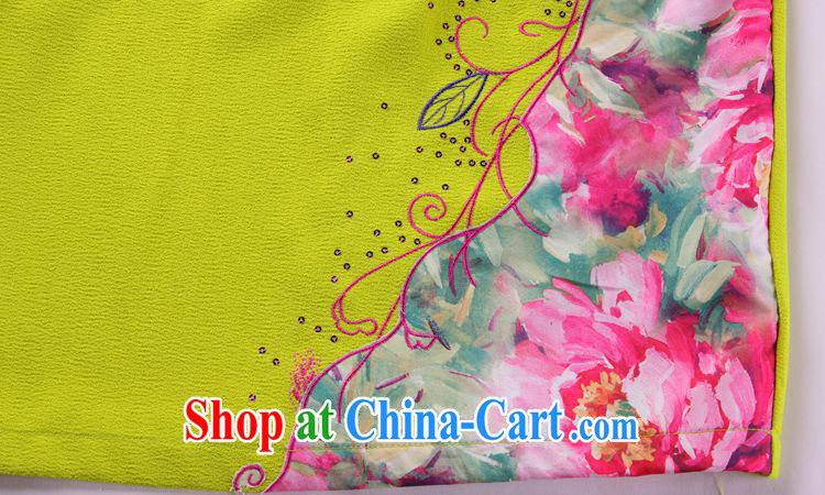 2013 fall and winter new improved stylish three-dimensional embroidery without the forklift truck daily short cheongsam dress Shenzhen factory wholesale picture color XXL pictures, price, brand platters! Elections are good character, the national distribution, so why buy now enjoy more preferential! Health