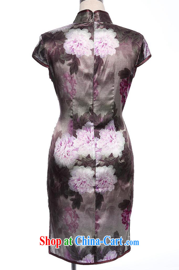 Spring 2013 new retro Silk Cheongsam improved stylish summer dresses wedding dress uniform toast picture color XL pictures, price, brand platters! Elections are good character, the national distribution, so why buy now enjoy more preferential! Health
