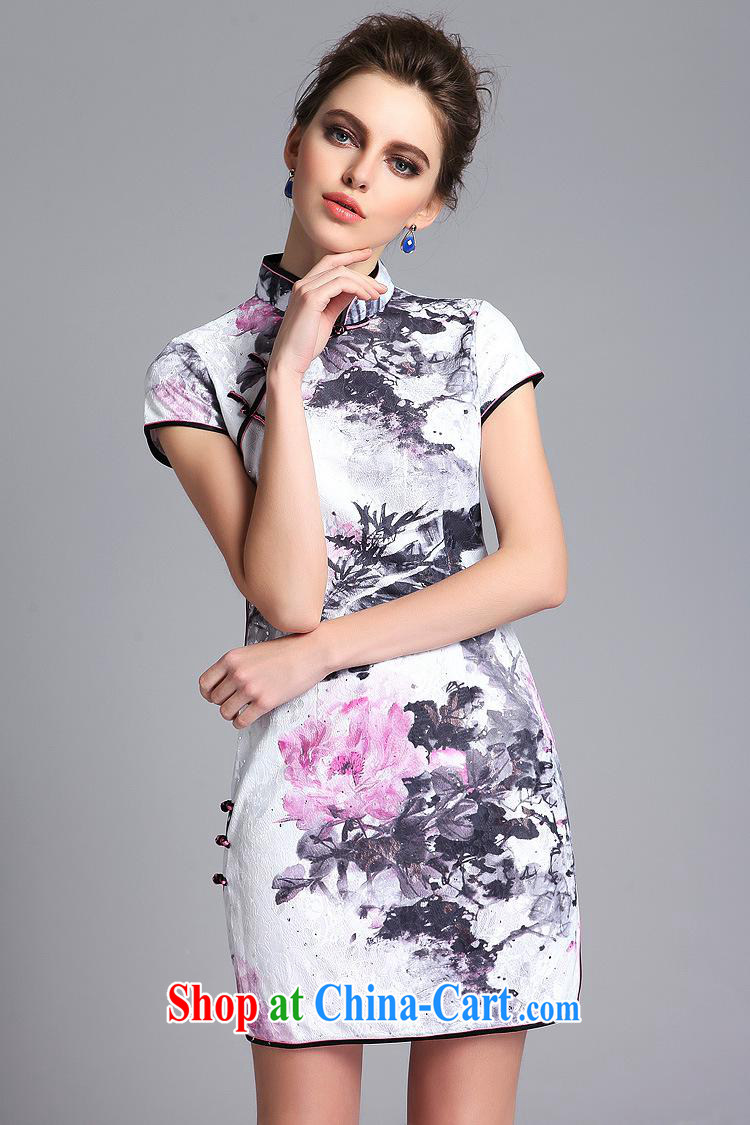 Summer 2014 new lace composite, nostalgic retro-'s short cheongsam QF 140,211 picture color XXL pictures, price, brand platters! Elections are good character, the national distribution, so why buy now enjoy more preferential! Health